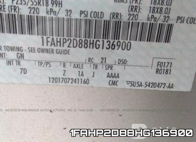1FAHP2D88HG136900 фото 10