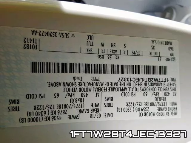 1FT7W2BT4JEC13327 фото 2