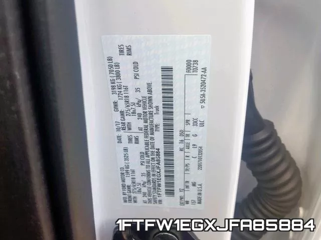 1FTFW1EGXJFA85884 фото 2