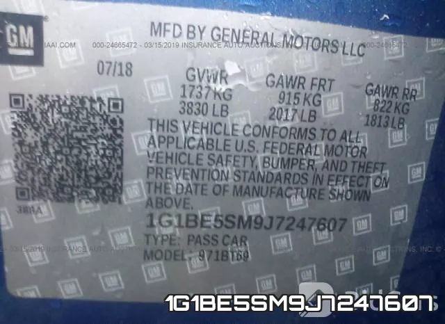 1G1BE5SM9J7247607 фото 10