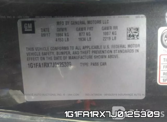 1G1FA1RX7J0125309 фото 10