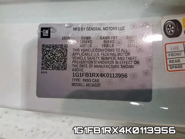 1G1FB1RX4K0113956 фото 2