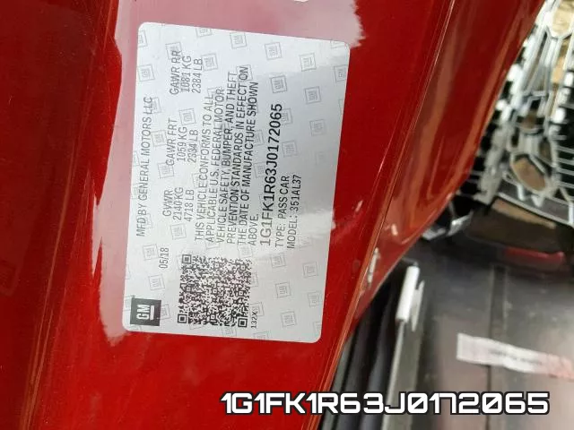 1G1FK1R63J0172065 фото 2