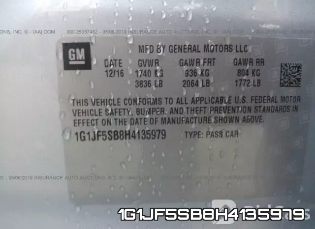 1G1JF5SB8H4135979 фото 10