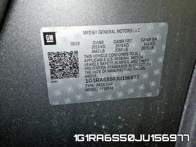 1G1RA6S50JU156977 фото 2