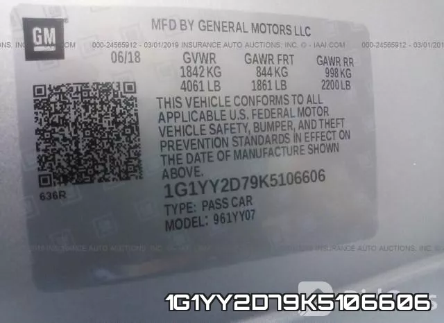 1G1YY2D79K5106606 фото 10