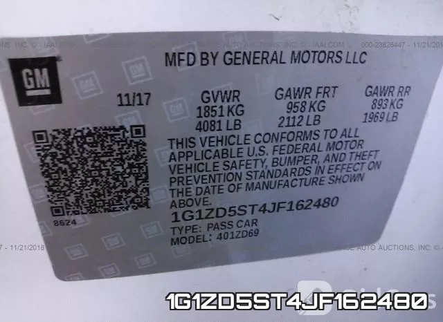 1G1ZD5ST4JF162480 фото 10