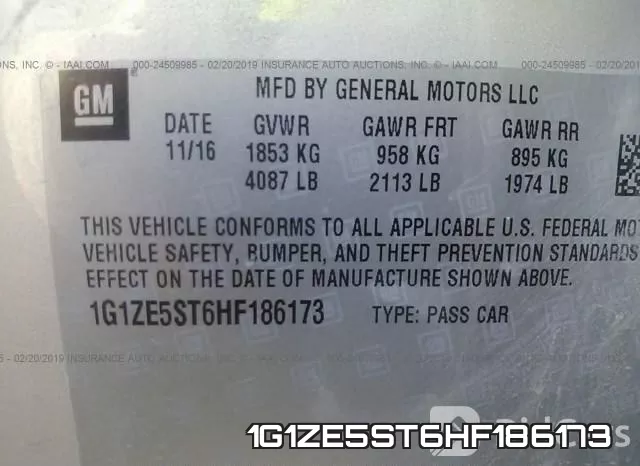 1G1ZE5ST6HF186173 фото 10