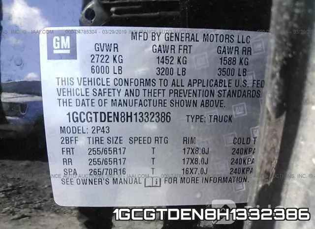 1GCGTDEN8H1332386 фото 10