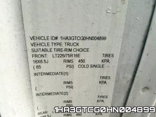1HA3GTCG0HN004899 фото 2