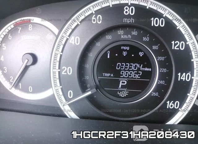 1HGCR2F31HA208430 фото 8