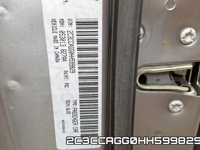 2C3CCAGG0HH599829 фото 2