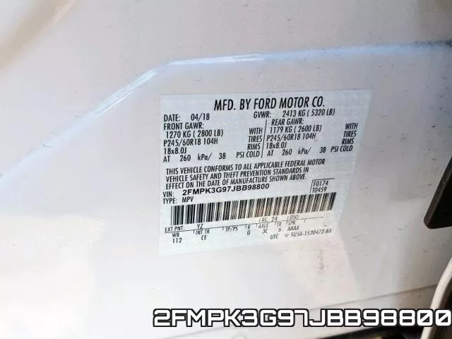 2FMPK3G97JBB98800 фото 2