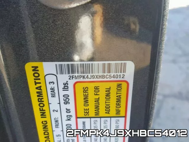 2FMPK4J9XHBC54012 фото 2