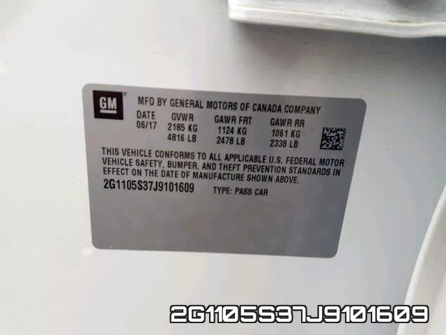 2G1105S37J9101609 фото 2