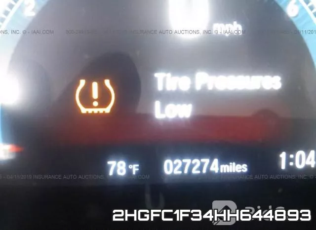 2HGFC1F34HH644893 фото 8