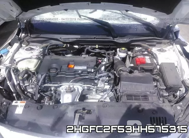 2HGFC2F53HH575315 фото 2