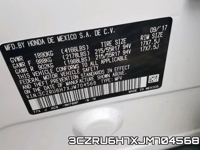 3CZRU6H7XJM704568 фото 2