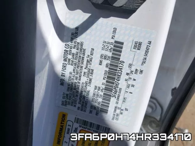3FA6P0H74HR334170 фото 2