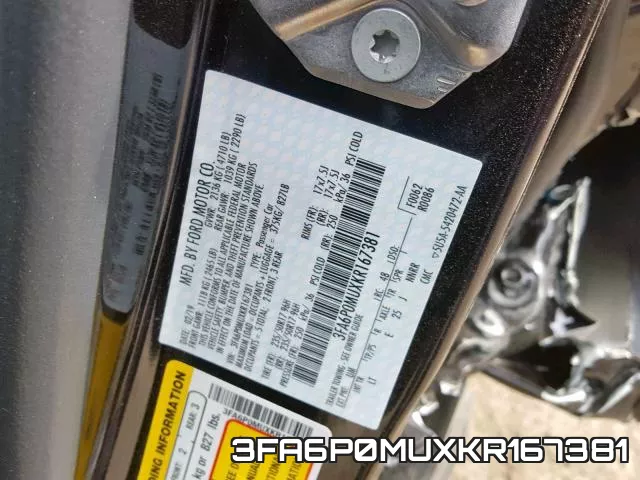 3FA6P0MUXKR167381 фото 2