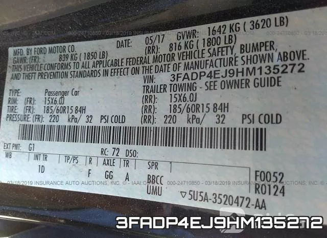 3FADP4EJ9HM135272 фото 10