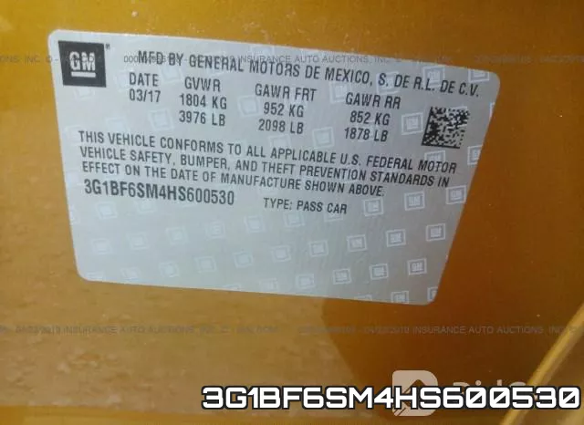 3G1BF6SM4HS600530 фото 10