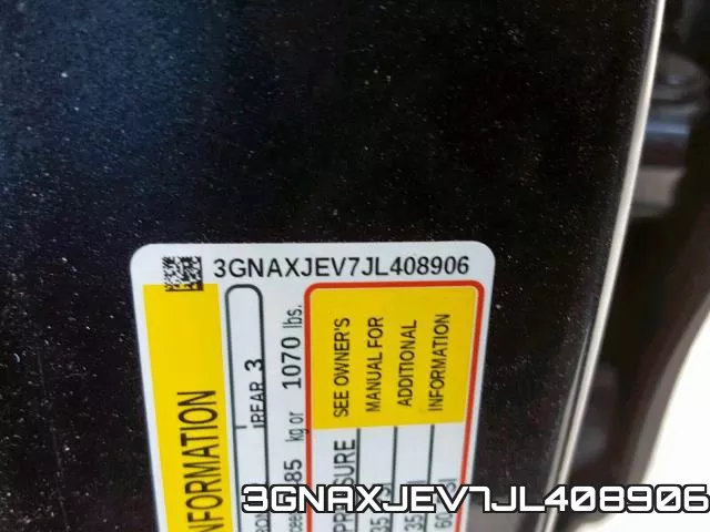 3GNAXJEV7JL408906 фото 2