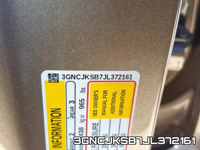 3GNCJKSB7JL372161 фото 2
