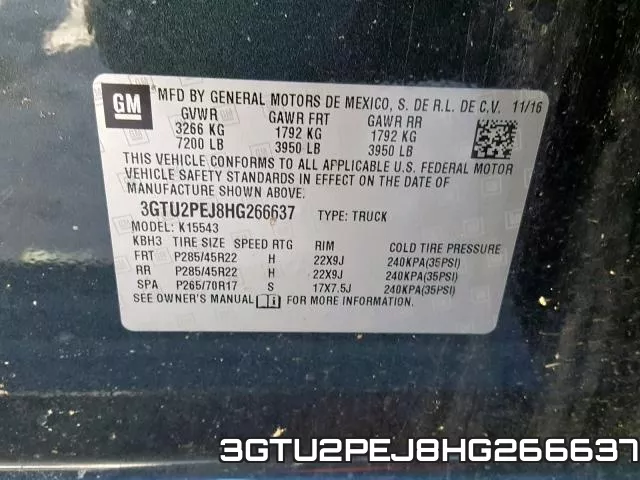 3GTU2PEJ8HG266637 фото 2