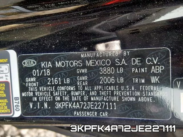 3KPFK4A72JE227111 фото 2