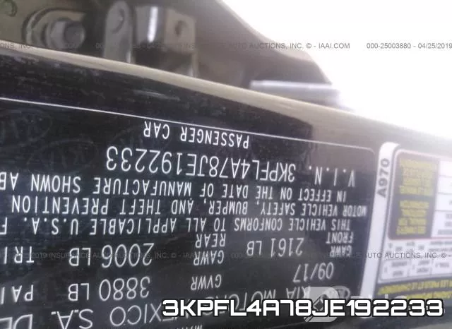 3KPFL4A78JE192233 фото 10