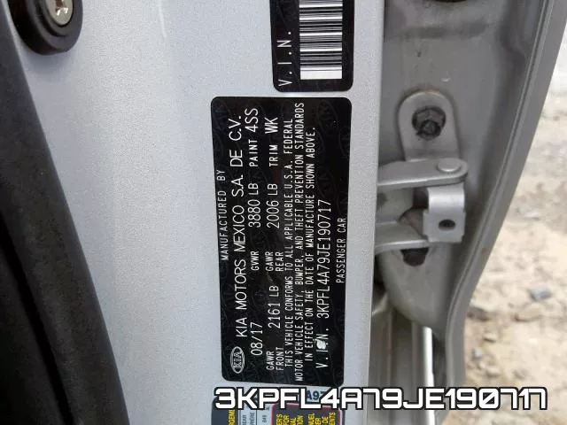 3KPFL4A79JE190717 фото 2