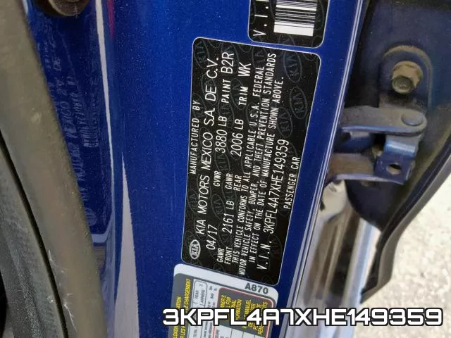 3KPFL4A7XHE149359 фото 2