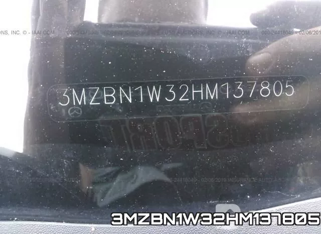 3MZBN1W32HM137805 фото 10