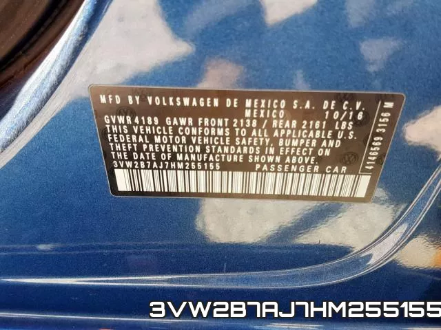 3VW2B7AJ7HM255155 фото 2