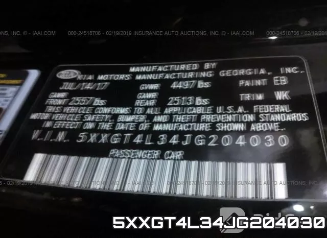 5XXGT4L34JG204030 фото 10