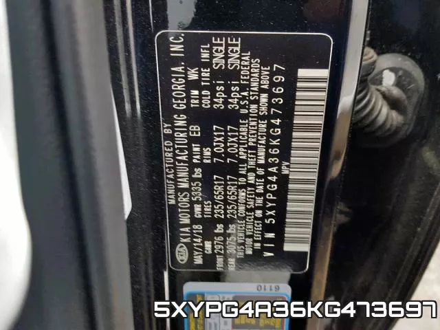 5XYPG4A36KG473697 фото 2