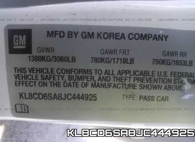 KL8CD6SA8JC444925 фото 9