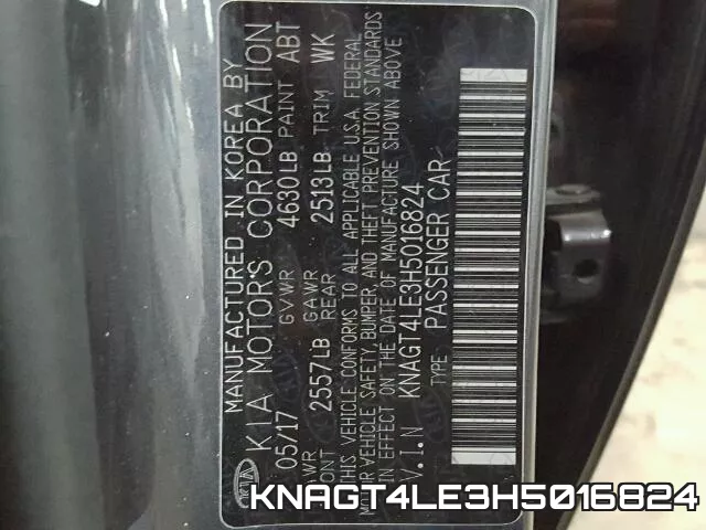 KNAGT4LE3H5016824 фото 2