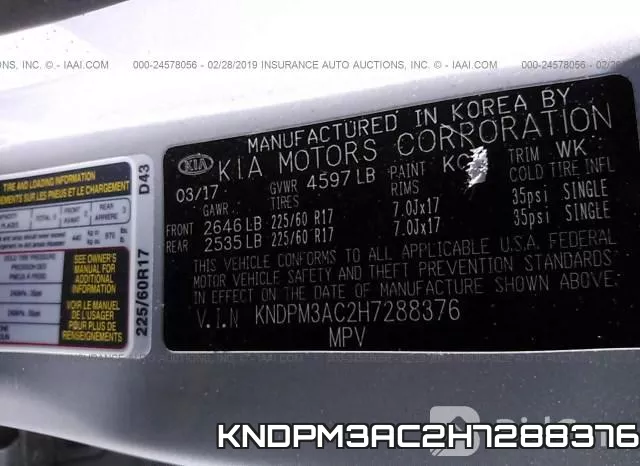 KNDPM3AC2H7288376 фото 10