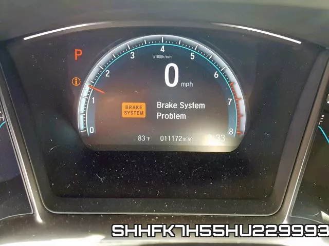 SHHFK7H55HU229993 фото 9
