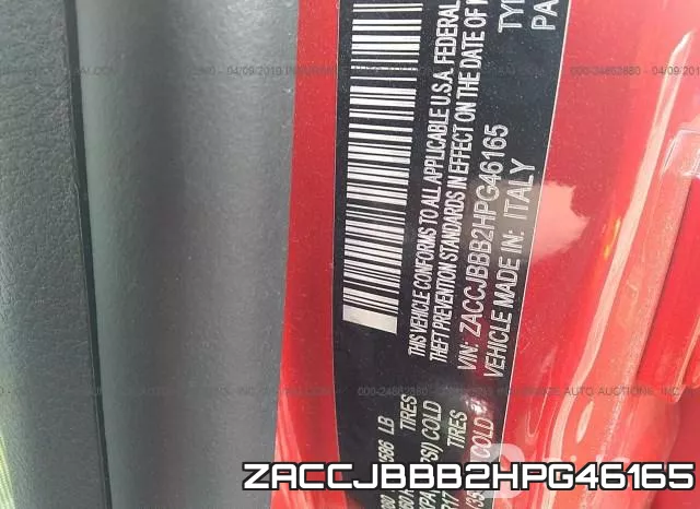 ZACCJBBB2HPG46165 фото 10