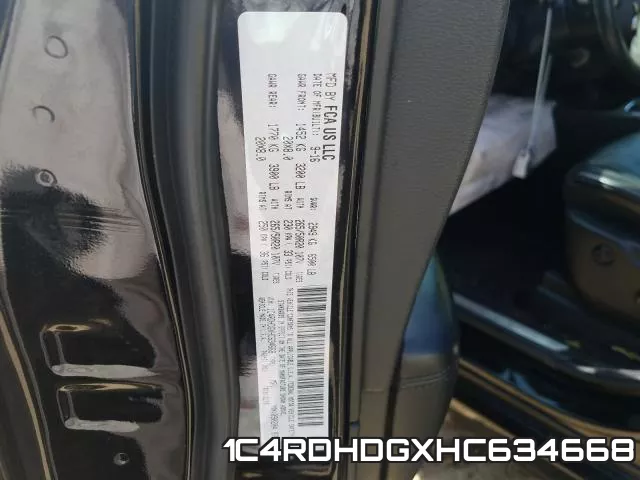 1C4RDHDGXHC634668 фото 2