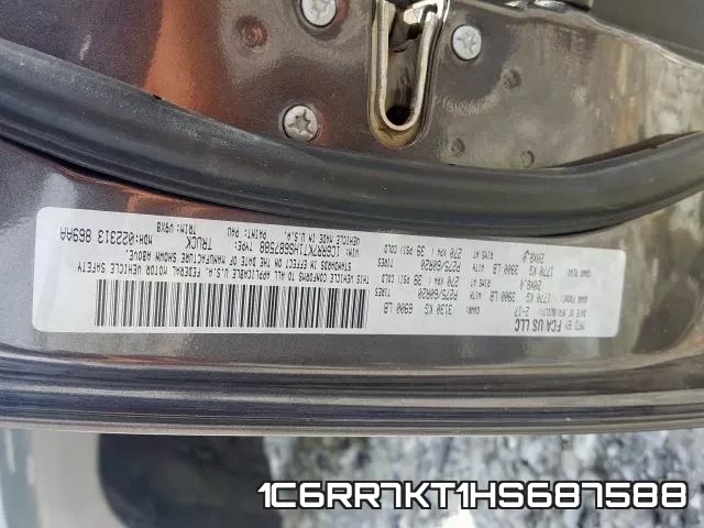 1C6RR7KT1HS687588 фото 2