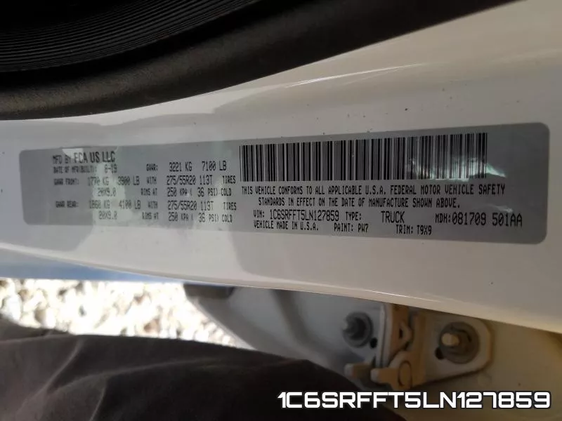 1C6SRFFT5LN127859 фото 2