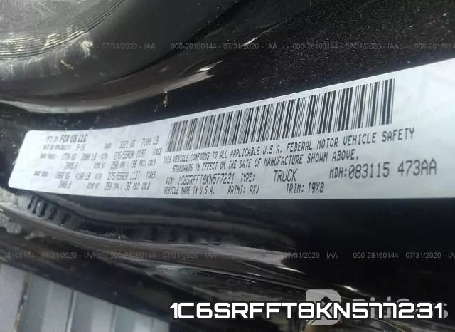 1C6SRFFT8KN577231 фото 10