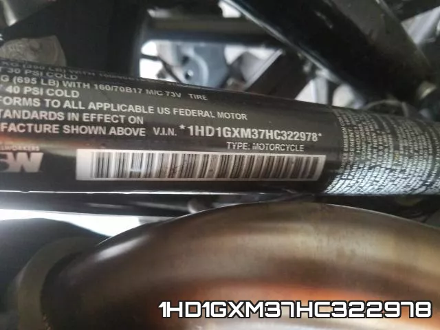 1HD1GXM37HC322978 фото 2