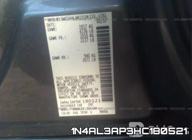 1N4AL3AP3HC180521 фото 8