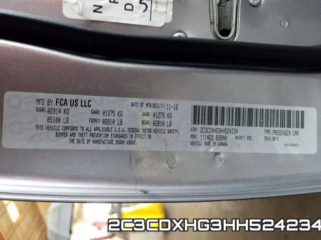 2C3CDXHG3HH524234 фото 2