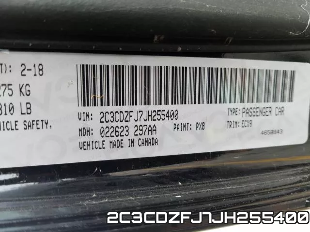 2C3CDZFJ7JH255400 фото 2